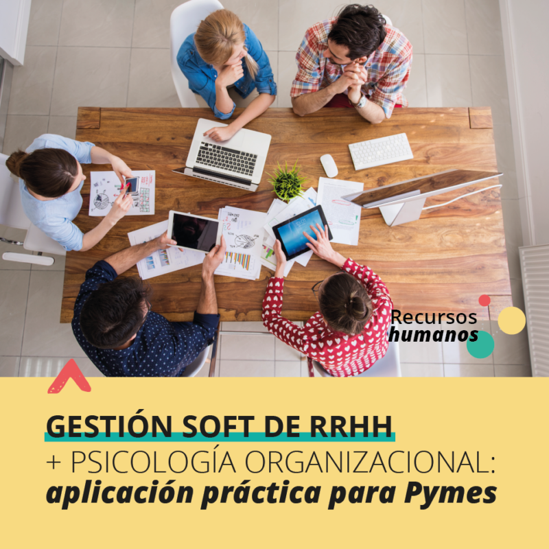 Gestión Soft de RRHH + Psicologia Organizacional (Aplicación práctica para Pymes)